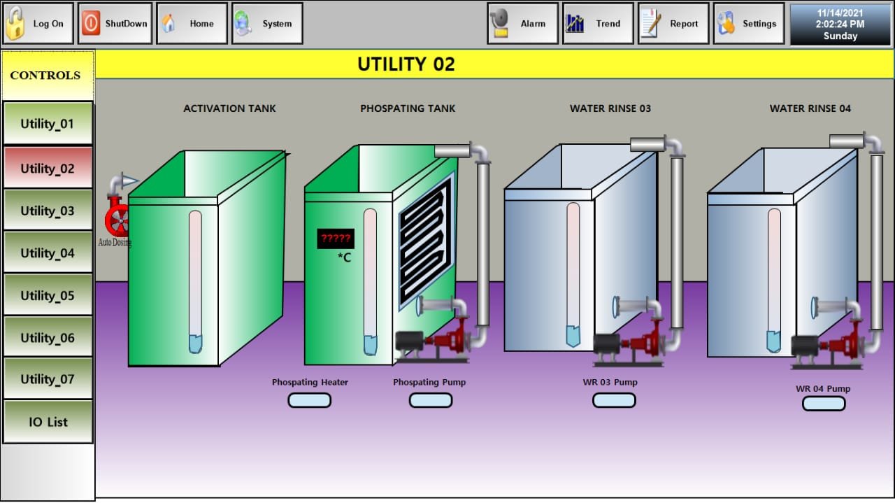 S.C.A.D.A Software set up by US Automation